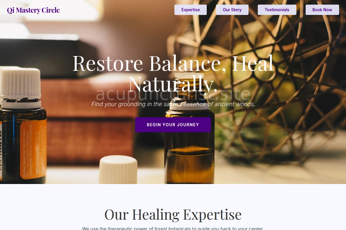 Wood Aromatherapy Wellness Parlor